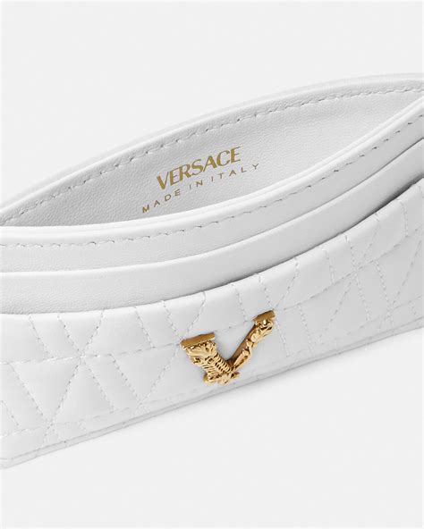 versace collection cardholder|versace virtus card holder.